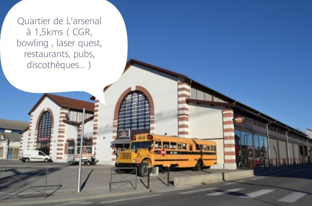 L'Appartement 7 - Centre Ville-Parking-Tv-Wifi Tarbes Kültér fotó