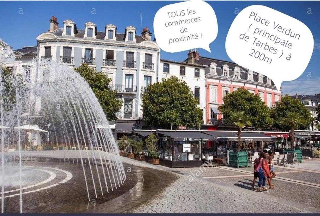L'Appartement 7 - Centre Ville-Parking-Tv-Wifi Tarbes Kültér fotó